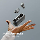 SoundPEATS TrueFree True Wireless Earbuds Bluetooth 5.0 in-Ear Stereo Bluetooth Headphones with Microphone Wireless Earphones 15 Hours Playtime
