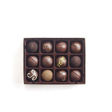 Godiva Chocolatier Dark Chocolate Truffles Gift Box, Premium Chocolate, 12 pc