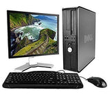 DELL Optiplex Desktop with 22in LCD Monitor (Core 2 Duo 3.0Ghz, 8GB RAM, 1TB HDD, Windows 10), Black (Renewed)