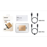 Samsung T5 Portable SSD - 1TB - Rose Gold - USB 3.1 External SSD (MU-PA1T0G/WW)