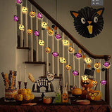 Halloween String Lights (Pumpkin, Ghost and Bat), 10 Foot 20 LEDs Halloween Decoration Lights