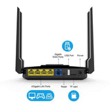 Smart WiFi Router AC1200 Dual Band Gigabit Router High Speed Wireless Internet Router