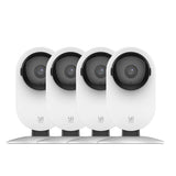 YI 4pc Home Camera, 1080p Wi-Fi IP Security Surveillance Smart System with 24/7 Emergency Response, Night Vision, Baby Monitor on iOS, Android App