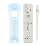 Mribo Wii Remote Controller, Replacement Remote Game Controller with Silicone Case and Wrist Strap for Nintendo Wii and Wii U (White)