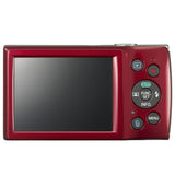 Canon PowerShot ELPH 180 Digital Camera (Red) + Transcend 16GB Memory Card + Camera Case + USB Card Reader + LCD Screen Protectors+Memory Card Wallet