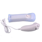 Built in Motion Plus Remote and Nunchuck Controller+Case for Nintendo Wii&Wii U (White)