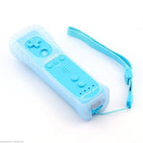Built in Motion Plus Remote and Nunchuck Controller+Case for Nintendo Wii&Wii U (Blue)