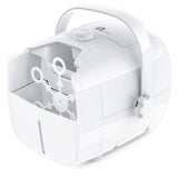 1byone Automatic Bubble Blower Machine For Kids with 2 Speed Level, Operated By Plug In or Battery