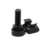 M6 x 16mm Rack Mount Cage Nuts, Screws and Washers for Rack Mount Server Cabinet, Rack Mount Server Shelves, Routers, 50 PACK Rack Mount Screws