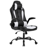BestOffice PC Gaming Chair Ergonomic Office Chair Cheap Desk Chair, Black and White