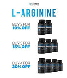 Havasu Nutrition Extra Strength L Arginine - 1200mg Nitric Oxide Supplement for Muscle Growth, Vascularity and Energy - L-Citrulline & Essential