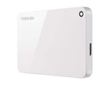 Toshiba Canvio Advance 2TB Portable External Hard Drive USB 3.0, White (HDTC920XW3AA)