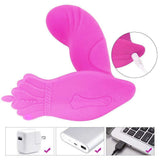 Wearable Vibrator Clitoris and G-Spot Stimulator Remote Control Vibrate Masturbation Dildo Toys for Adult,Invisible Wearable Vibrating Wand USB