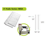 meite 18 Gauge Leg Length 2-Inch Galvanized Brad Nail (5000pcs/Box) (1-Large Pack)