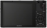 Sony RX100 20.2 MP Premium Compact Digital Camera w/ 1-inch Sensor, 28-100mm ZEISS Zoom Lens, 3” LCD