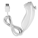 Wii Controller,Yudeg Wii Remote and Nunchuck Controllers with Silicon Case for Wii and Wii U（not motion plus） (White)