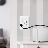 Huntkey 6 AC Outlets Surge Protector with 2 USB Charging Ports 3.4 Amp, SMD607A