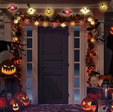 Halloween String Lights (Pumpkin, Ghost and Bat), 10 Foot 20 LEDs Halloween Decoration Lights