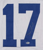 Autographed Daniel Jones Jersey - College Style Beckett W Coa #p40593