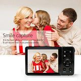 Mini Digital Camera for Photography with 2.8 Inch LCD 8X Digital Zoom, 20MP HD Digital Camera Rechargeable Point and Shoot Camera (Black)