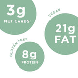 Keto Bars! The Original High Fat, Low Carb, Ketogenic Bar. Gluten Free, Vegan, Homemade with simple ingredients. [Chocolate Peanut Butter, 10 Pack]