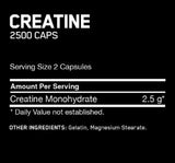 Optimum Nutrition Micronized Creatine Monohydrate Capsules, Keto Friendly, 2500mg, 300 Capsules