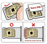 Unlock CHIP Compatible with iPhone 5S - X, Unlock Sprint,VERIZON, ATT, TMOBILE, Metro, XFINITY