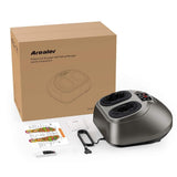 Arealer Foot Massager Machine with Heat, Shiatsu Foot Massagers with Remote Control & LCD Display, 5 Mode with Air Compression, Kneading Foot Massage