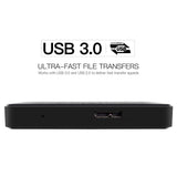 2.5" 320GB Ultra Slim Portable External Hard Drive USB3.0 HDD Storage Compatible for PC, Desktop, Laptop, Xbox One, Xbox 360, PS4(Black)