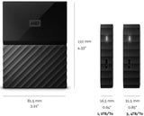 WD 2TB Black My Passport Portable External Hard Drive - USB 3.0 - WDBS4B0020BBK-WESN