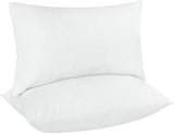 Utopia Bedding Throw Pillows Insert (Pack of 2, White) - 12 x 20 Inches Bed and Couch Pillows - Indoor Decorative Pillows