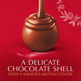 Lindt LINDOR Milk Chocolate Truffles, 60 Count Box, 25.4 Ounce
