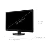 ViewSonic VA2446MH-LED 24 Inch Full HD 1080p LED Monitor with HDMI and VGA Inputs for Home and Office