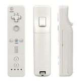 Wii Controller,Yudeg Wii Remote and Nunchuck Controllers with Silicon Case for Wii and Wii U（not motion plus） (White)
