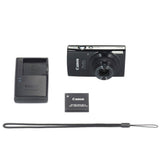 Canon PowerShot ELPH 190 is Digital Camera (Black) + Transcend 32GB Memory Card + Camera Case + USB Card Reader+Screen Protectors+Memory Card Wallet