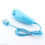 Built in Motion Plus Remote and Nunchuck Controller+Case for Nintendo Wii&Wii U (Blue)