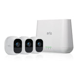 Arlo Pro 2 - Wireless Home Security Camera System with Siren | Rechargeable, Night vision, Indoor/Outdoor, 1080p, 2-Way Audio 3 camera kit (VMS4330P)