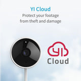 YI Outdoor Security Camera, 1080P 2.4G Wireless IP Waterproof Night Vision Surveillance System with 24/7 Emergency Response - iOS, Android App