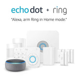 Ring Alarm 8 Piece Kit + Echo Dot (3rd Gen), Works with Alexa