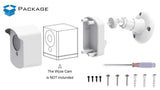 Wyze Cam Wall Mount Bracket, Protective Cover with Security Wall Mount for Wyze Cam V2 V1 and Ismart Spot Camera Indoor Outdoor Use, (White 3 Pack)