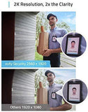 Security Wi-Fi Video Doorbell, 2K Resolution, Real-Time Response