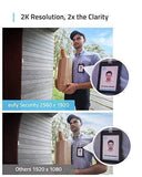 eufy Security Wi-Fi Video Doorbell, 2K Resolution, Real-Time Response, No Monthly Fees(Requires Existing Doorbell Wires, 16-24 VAC, 30 VA or above)