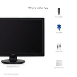 ViewSonic VA2446MH-LED 24 Inch Full HD 1080p LED Monitor with HDMI and VGA Inputs for Home and Office