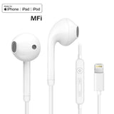 Lightning Earbuds, Popa in-Ear Headphones Earphones , MFi Certified, Compatible with iPhone X/XS/XS MAX/XR/8/8P/7/7P/iPad Pro/iPad Air/iPad Mini/iPod