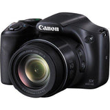 Canon PowerShot SX530 HS Digital Camera with 50x Optical Image Stabilized Zoom with 3-Inch LCD HD 1080p Video (Black)+ Extra Battery + 24GB 10 Card