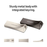Samsung BAR Plus 128GB - 300MB/s USB 3.1 Flash Drive Champagne Silver (MUF-128BE3/AM)