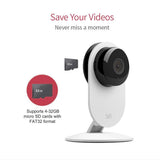 YI 4pc Home Camera, 1080p Wi-Fi IP Security Surveillance Smart System with 24/7 Emergency Response, Night Vision, Baby Monitor on iOS, Android App