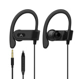 Avantree E171 Sports Earbuds Wired with Microphone, Sweatproof Wrap Around Earphones with Over Ear Hook, in Ear Running Headphones for Workout