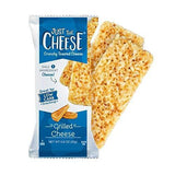 Just the Cheese Bars, Crunchy Baked Low Carb Snack Bars. 100% Natural Cheese. High Protein and Gluten Free, Grilled Cheese (12 Two-Bar Packs)
