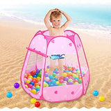 Le Papillon Pink Princess Tent Kids Ball Pit 1st Gift Toddler Girl Easy Pop Up Fold into a Carrying Case Play Tent Indoor & Outdoor Use.